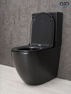 Унитаз напольный Gid Tn2188Bm 62250Y черный матовый 62.5x38.5x84