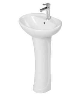 Детская раковина Laguraty 3209F на пьедестале белый