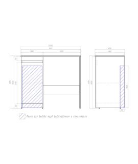 Тумба под раковину напольная Vigo Urban tn.URB.40.1D 40 см белый
