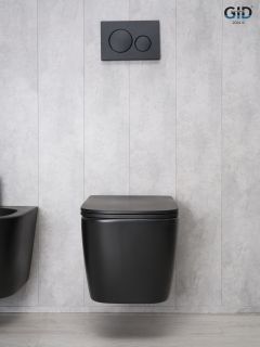 Унитаз подвесной Gid Tr2140Bm 62255Y черный матовый 51x35x37.5