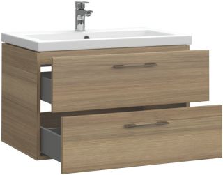 Тумба под раковину Cersanit LARA 64136 орех 70см