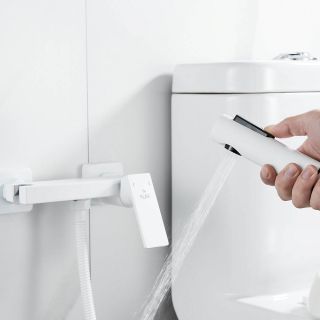 Гигиенический душ со смесителем Rose R1805C-1 белый