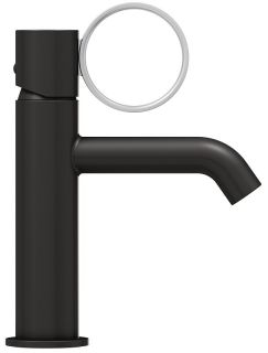 Смеситель для раковины Jacob Delafon Vivienne Signature E38682-LB1-BL чёрный матовый/хром