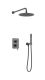 Душевая система AltroBagno Unione 040108 GrMt оружейная сталь