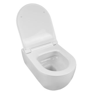 Унитаз подвесной Azario FERIO 87565 безободковый в комплекте с сиденьем микролифт