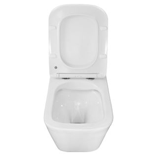 Унитаз подвесной Azario Hugo AZ-3103 безободковый с быстросъемным сиденьем микролифт