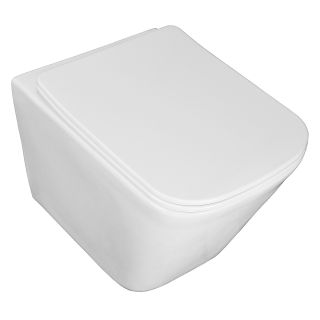 Унитаз подвесной Azario Hugo AZ-3103 безободковый с быстросъемным сиденьем микролифт