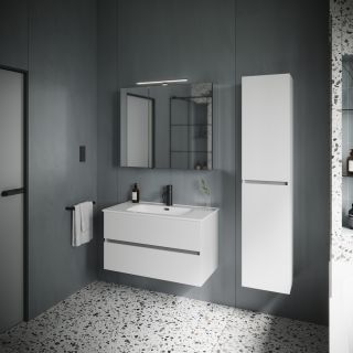 Подвесная тумба под раковину Sancos Urban UR90W 90см белый глянец