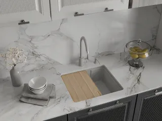 Мойка кухонная GranFest URBAN 4550 серый