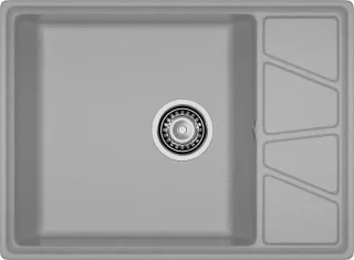 Мойка кухонная GranFest Серая Vertex V-680 L сер