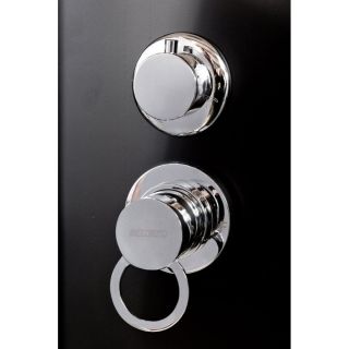 Душевая кабина Deto BМ4590 LED с гм. BLACK 90х90х220 см