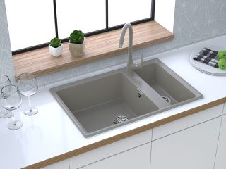 Мойка кухонная GranFest Графит Level LV-760 K граф