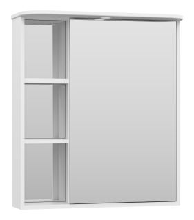 Зеркальный шкаф с подсветкой Misty Венера правый 70см белый