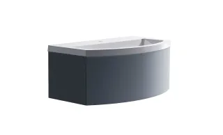 Тумба с раковиной Astra-Form Венеция 2.0 3100003ncss3005-r80b+04010022 80 см голубой матовый