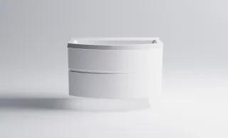 Тумба с раковиной Astra-Form Венеция 2.0 03100002+04010019 100 см белый  матовый