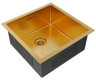 Мойка кухонная Paulmark Gerberg PM214444-BG брашированное золото