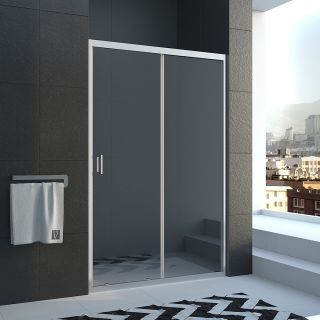 Душевая дверь Veconi Vianno VN-40, 1200x1850, Хром, стекло прозрачное