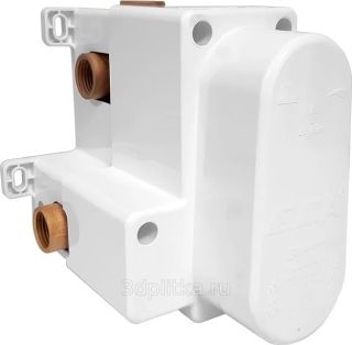 Скрытая часть для термостатов E.C.A. Thermostatic 102166204EX белый