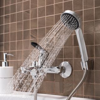 Смеситель для ванны с душем РМС SL123BL-009E хром