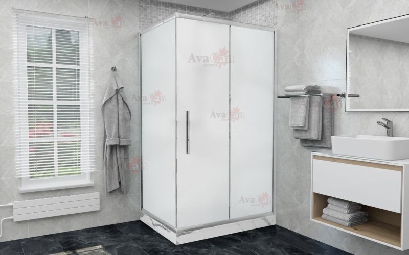 Душевой уголок AvaCan FС120-140 + SС 80 MT хром