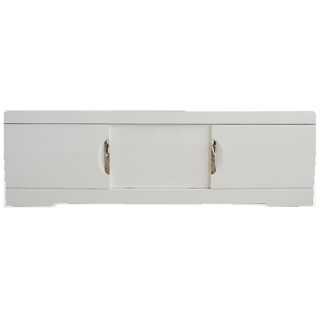 Экран раздвижной Style Line СС-00000521  "Глен" 1600, белый глянец