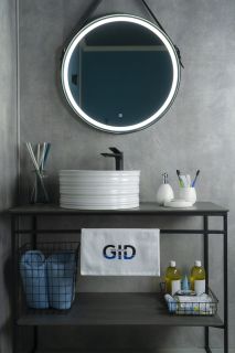 Раковина Gid W969 51174 накладная белая 41x41x18