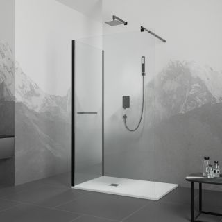 Душевой уголок RGW WA-005-1B (WA-002B+Z-060-2B) 351005190-14 90x100см чёрный