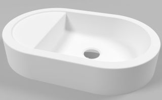 Раковина Whitecross Malachite B 0722.055035.200 55см белый матовый