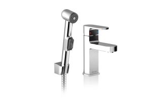 Смеситель Ravak Chrome-CR 112.00 X070092 для раковины с гигиеническим душем