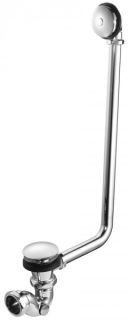 Слив-перелив для ванны Jacob Delafon Cleo E7807-CP 45 см хром