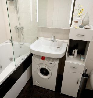 Раковина Кувшинка Юни 60 для установки над стиральной машиной