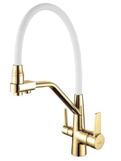 Смеситель для кухни Rose R558E золото