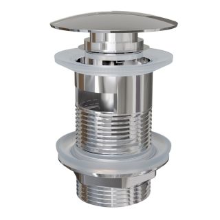 Донный клапан для раковины с переливом Knotlor BM9011C, хром