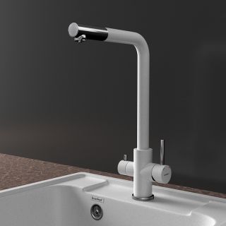 Смеситель для кухни GranFest URBAN Z-5421 серый