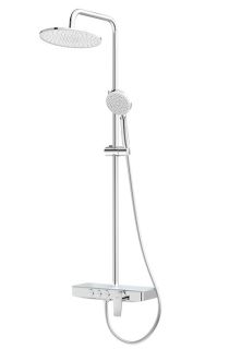 Душевая система с тропическим душем IDDIS Shelfy SHESB3Bi06 хром