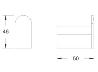 Крючок для ванной комнаты Rose RG1711T пепельный