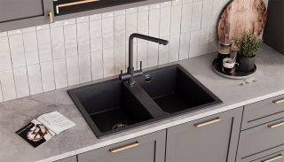 Кухонная мойка Ulgran Classic U-608-345 шоколад