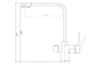Смеситель для кухни ZORG Sanitary ZR 334 YF-SATIN